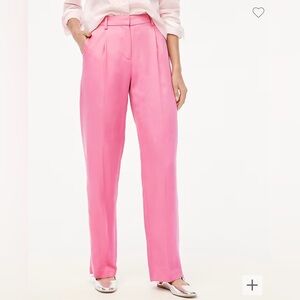 J. Crew Wide Leg Pleated Twill Trouser Pant NWT